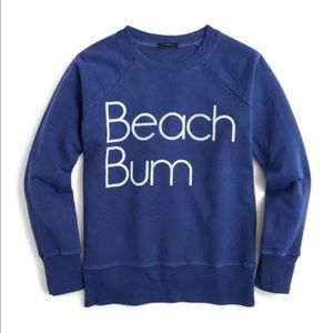 Jcrew Beach bum sweatshirt